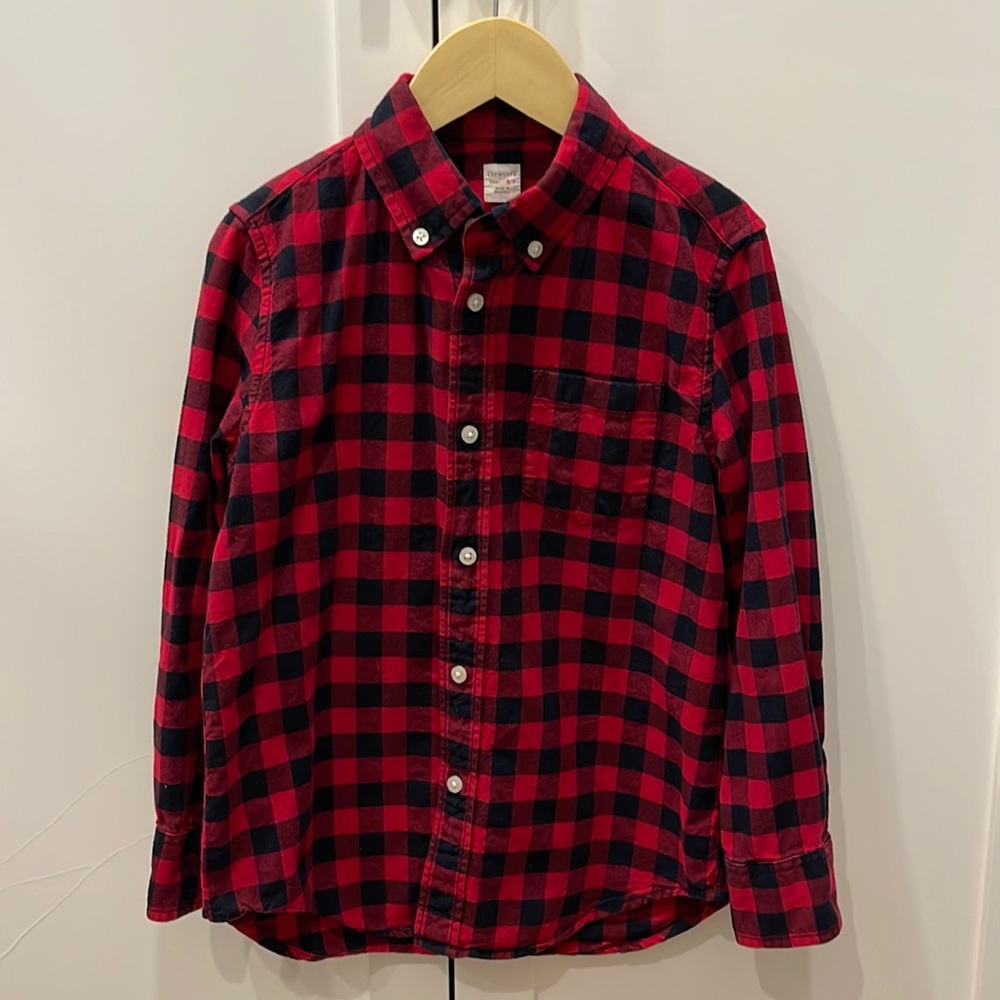Crewcuts Oxford Cotton Button Down Shirt - Size 6/7